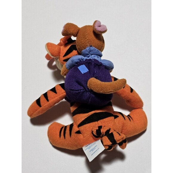Vintage Disney Tigger And Roo Plush 4.5" Applause Backpack Clip Stuffed Animal - Picture 2 of 7